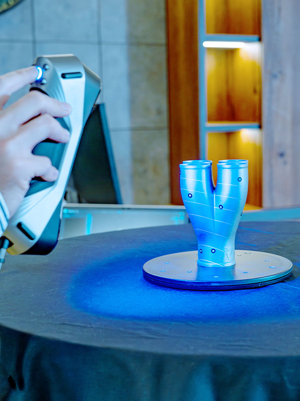 Modernes 'Reverse Engineering' per 3D-Scan.